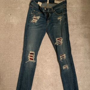 Rag and bone Sloane patchwork jeans